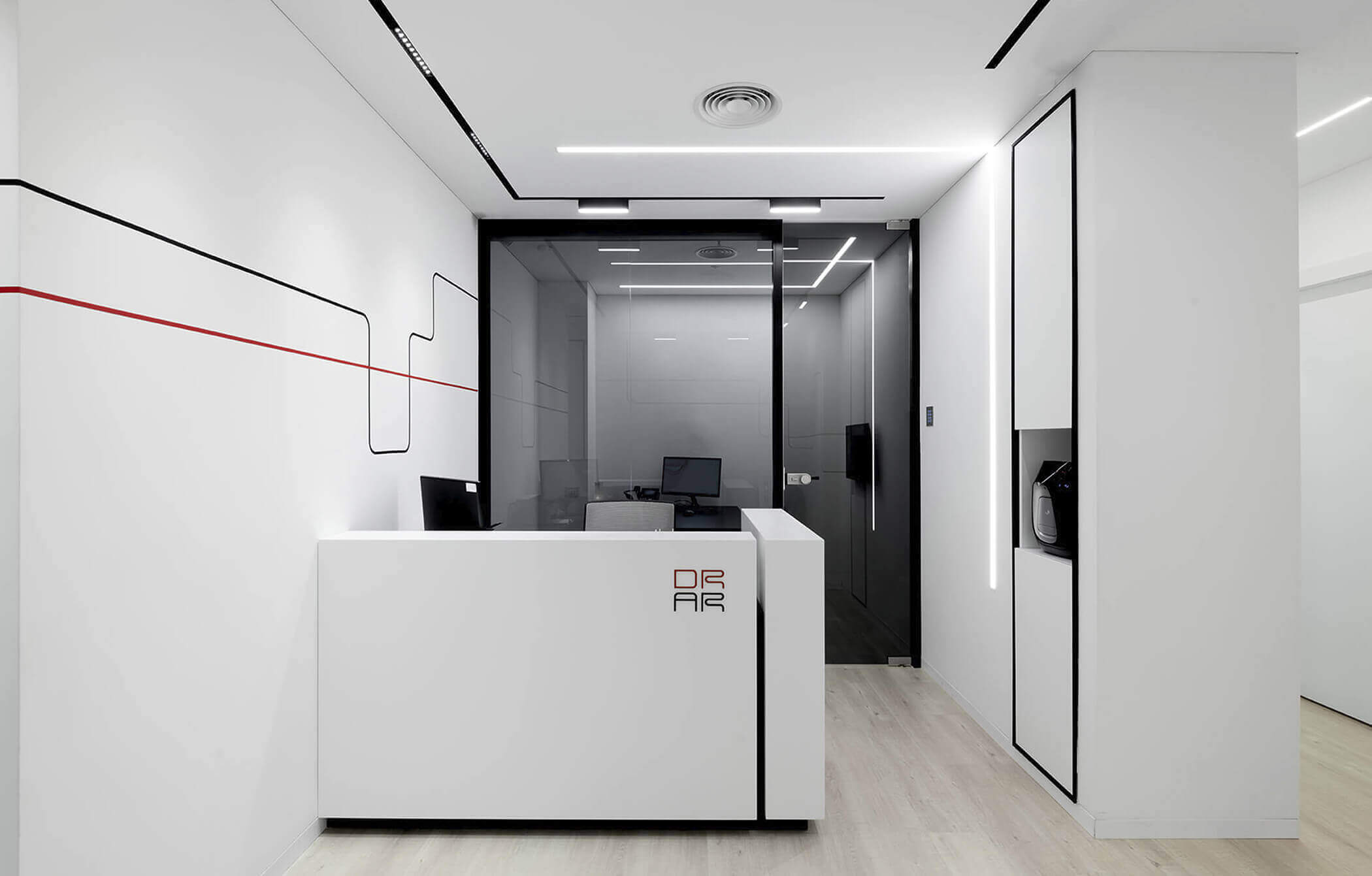 עיצוב פנים יוקרתי למרפאת שיניים